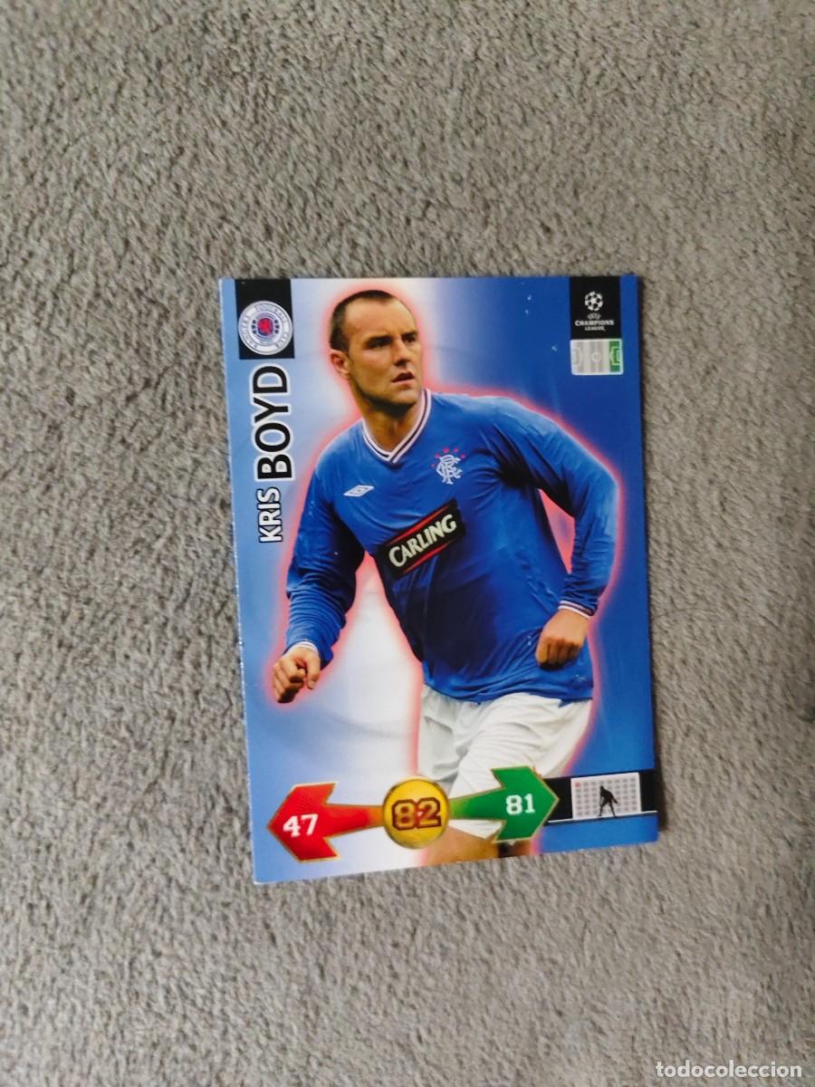 Cromos de f&uacute;tbol: SUPER STRIKES 2009 10 KRIS BOYD RANGERS FC ADRENALYN PANINI CHAMPIONS LEAGUE 09 2010 AAO