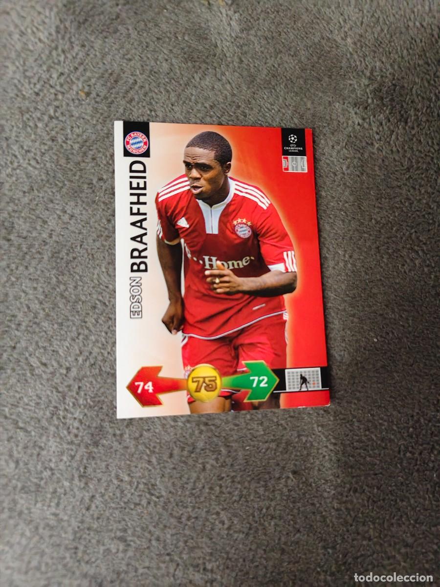 Cromos de f&uacute;tbol: SUPER STRIKES 2009 10 EDSON BRAAFHEID BAYERN MUNICH ADRENALYN PANINI CHAMPIONS LEAGUE 09 2010 AAO