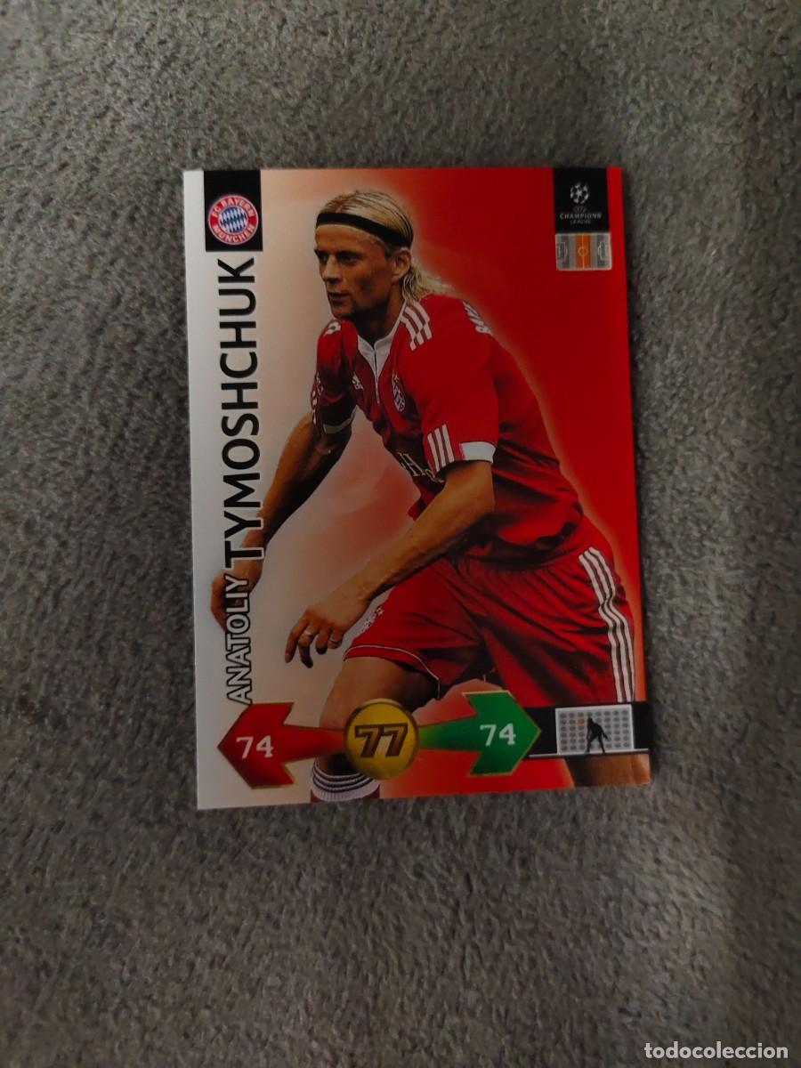 Cromos de f&uacute;tbol: SUPER STRIKES 2009 10 TYMOSHCHUK BAYERN MUNICH ADRENALYN PANINI CHAMPIONS LEAGUE 09 2010 AAO