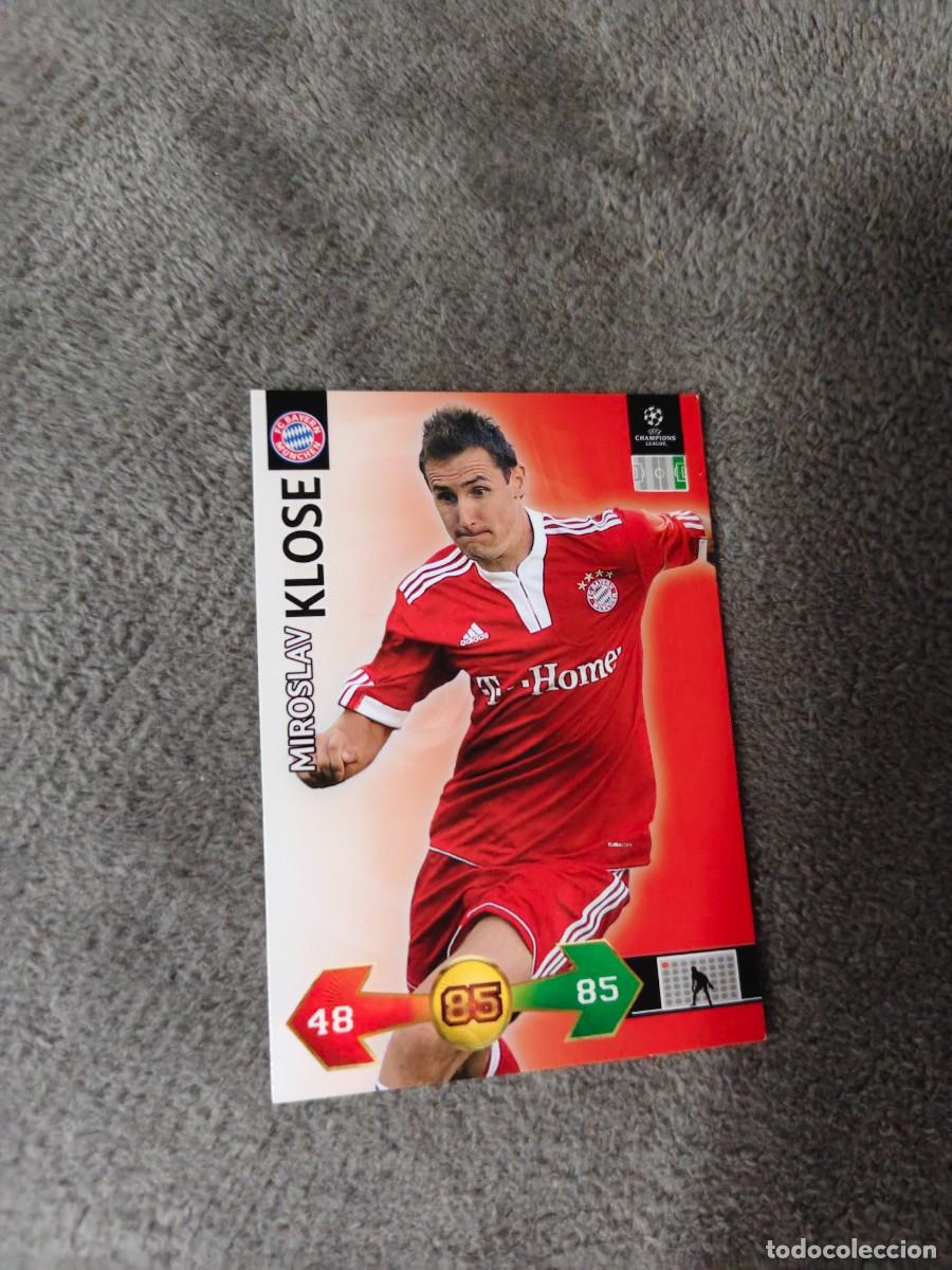 Cromos de f&uacute;tbol: SUPER STRIKES 2009 10 MIROSLAV KLOSE BAYERN MUNICH ADRENALYN PANINI CHAMPIONS LEAGUE 09 2010 AAO