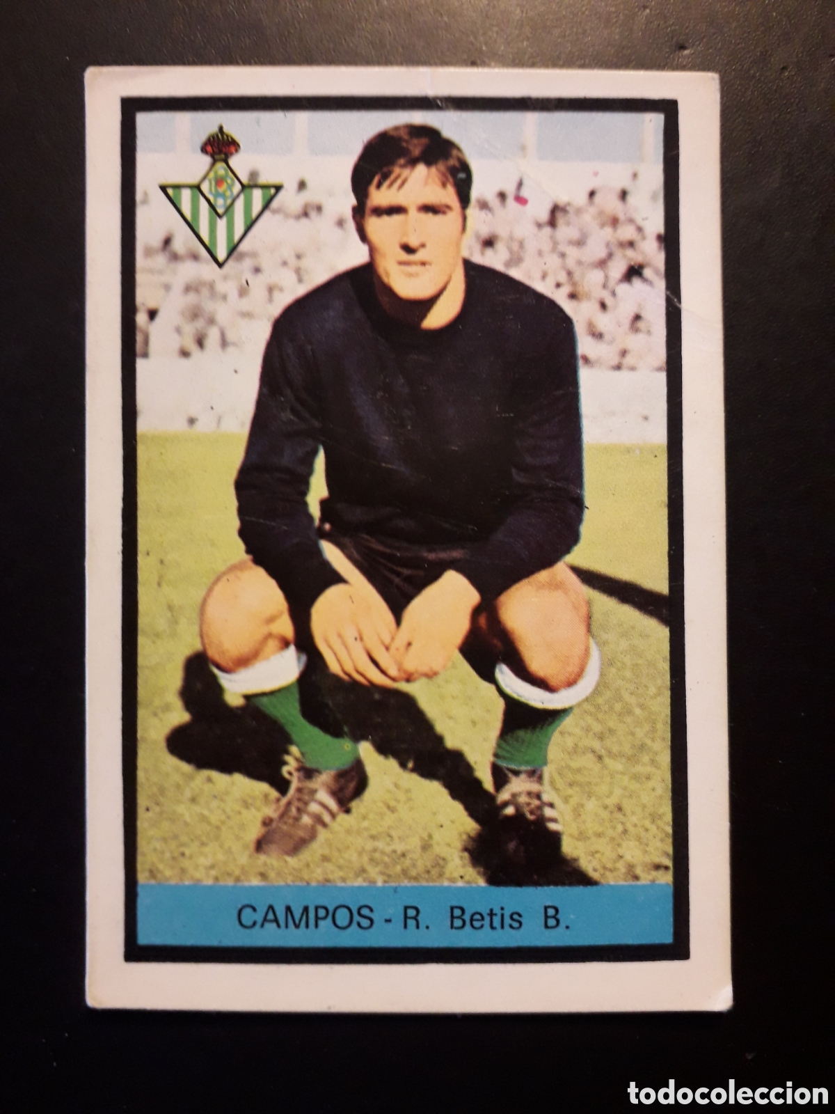 Cromos de f&uacute;tbol: CAMPOS, BETIS FHER 1972 1973 72 73 SIN PEGAR, ARRUGA SUPERIOR FOTOS. PEDIDO M&Iacute;NIMO 3&euro;
