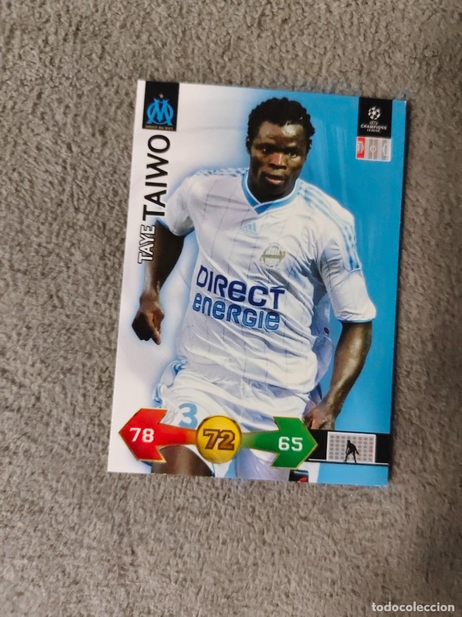 Cromos de f&uacute;tbol: SUPER STRIKES 2009 10 TAYE TAIWO OLYMPIQUE MARSELLA ADRENALYN PANINI CHAMPIONS LEAGUE 09 2010 AAO