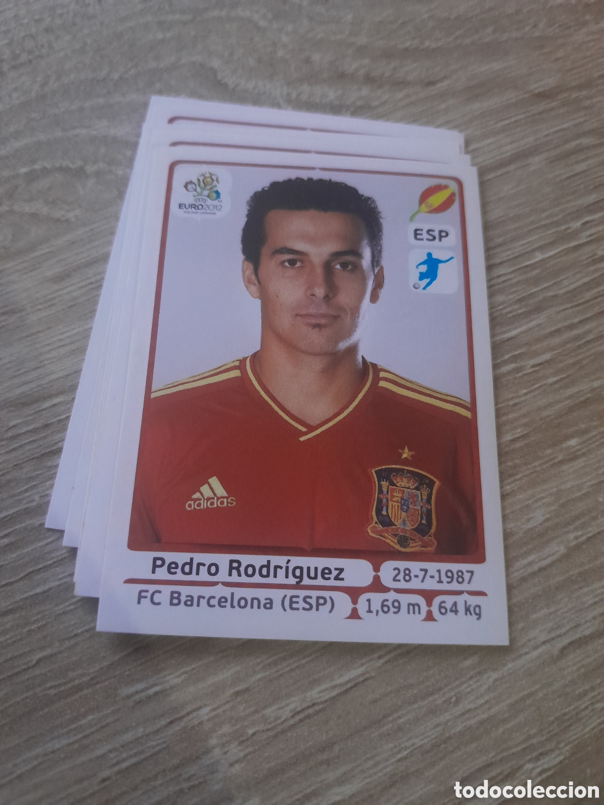 Cromos de f&uacute;tbol: n&ordm; 303 PEDRO ESPA&Ntilde;A panini UEFA EURO 2012 ( POLONIA - UCRANIA ) NUNCA PEGADO