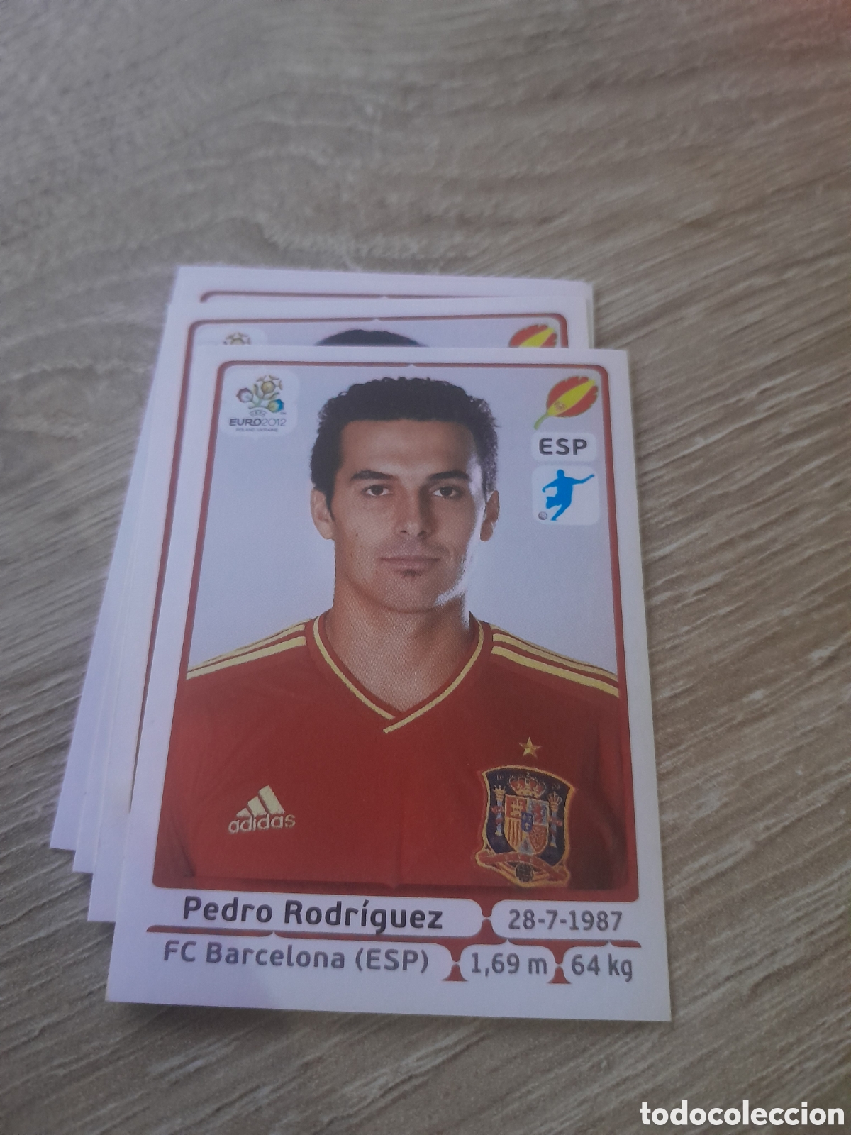 Cromos de f&uacute;tbol: n&ordm; 303 PEDRO ESPA&Ntilde;A panini UEFA EURO 2012 ( POLONIA - UCRANIA ) NUNCA PEGADO