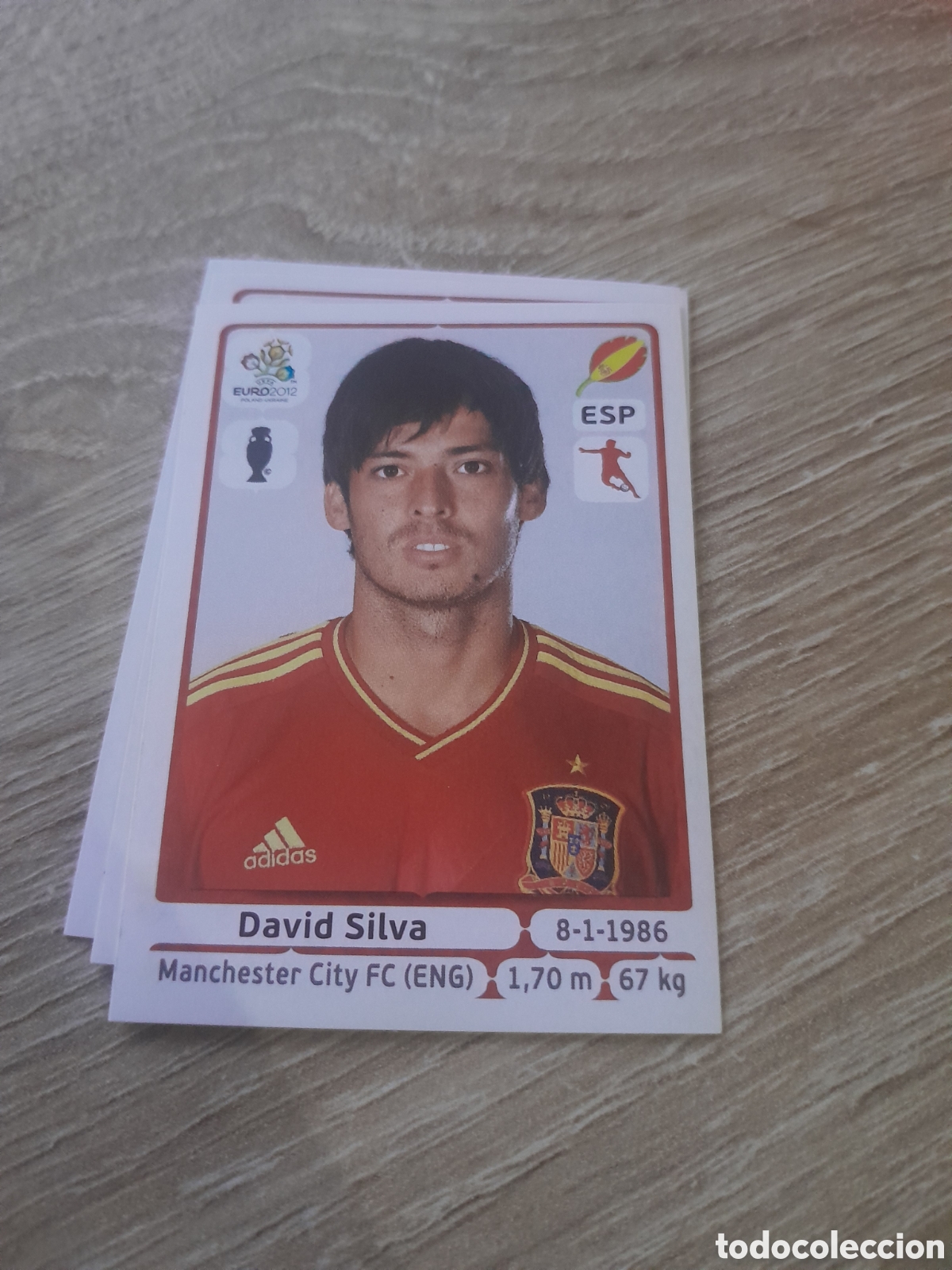 Cromos de f&uacute;tbol: n&ordm; 302 DAVID SILVA ESPA&Ntilde;A panini UEFA EURO 2012 ( POLONIA - UCRANIA ) NUNCA PEGADO