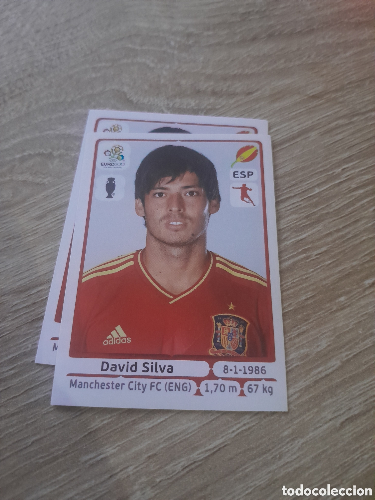 Cromos de f&uacute;tbol: n&ordm; 302 DAVID SILVA ESPA&Ntilde;A panini UEFA EURO 2012 ( POLONIA - UCRANIA ) NUNCA PEGADO