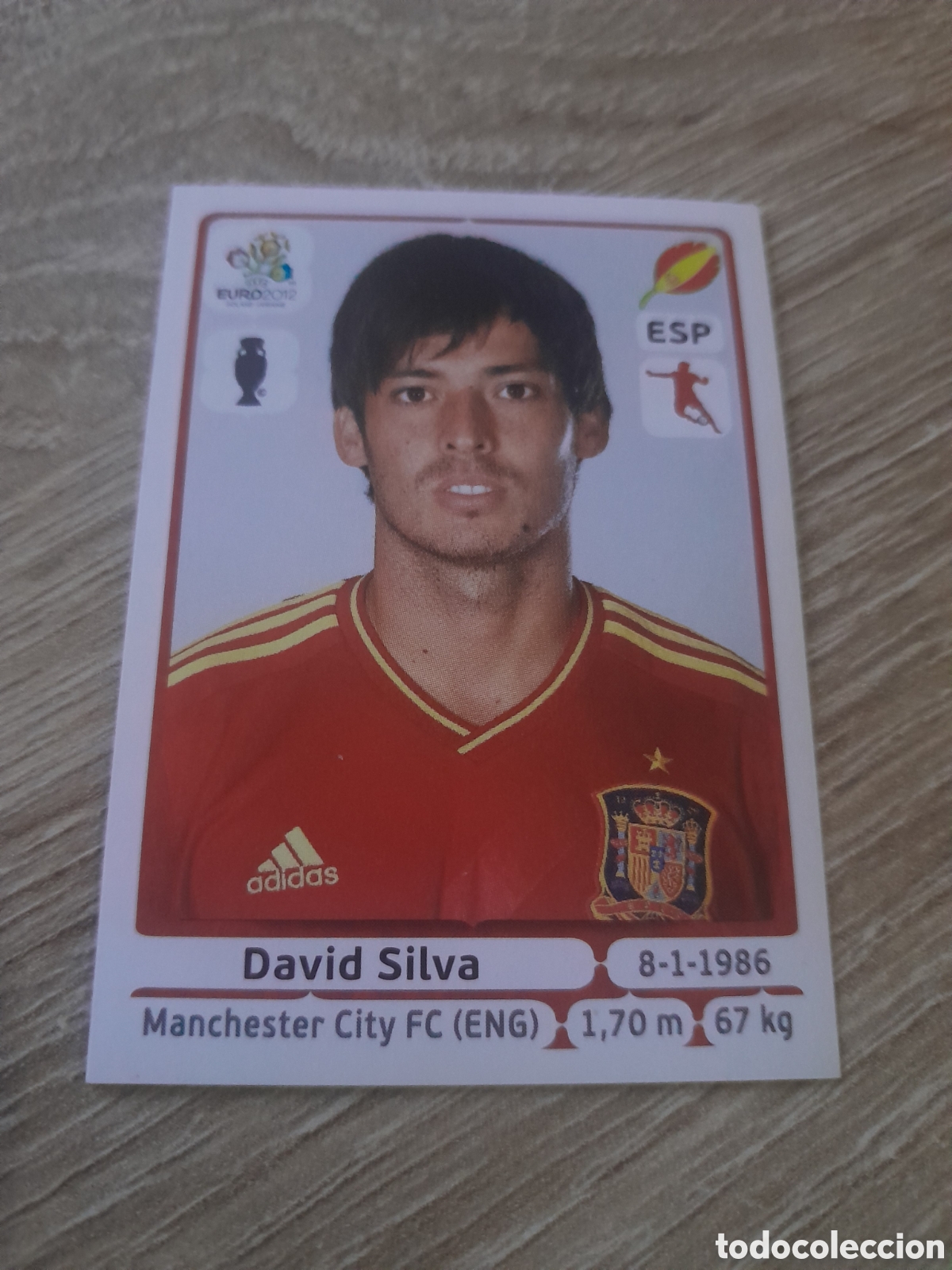 Cromos de f&uacute;tbol: n&ordm; 302 DAVID SILVA ESPA&Ntilde;A panini UEFA EURO 2012 ( POLONIA - UCRANIA ) NUNCA PEGADO