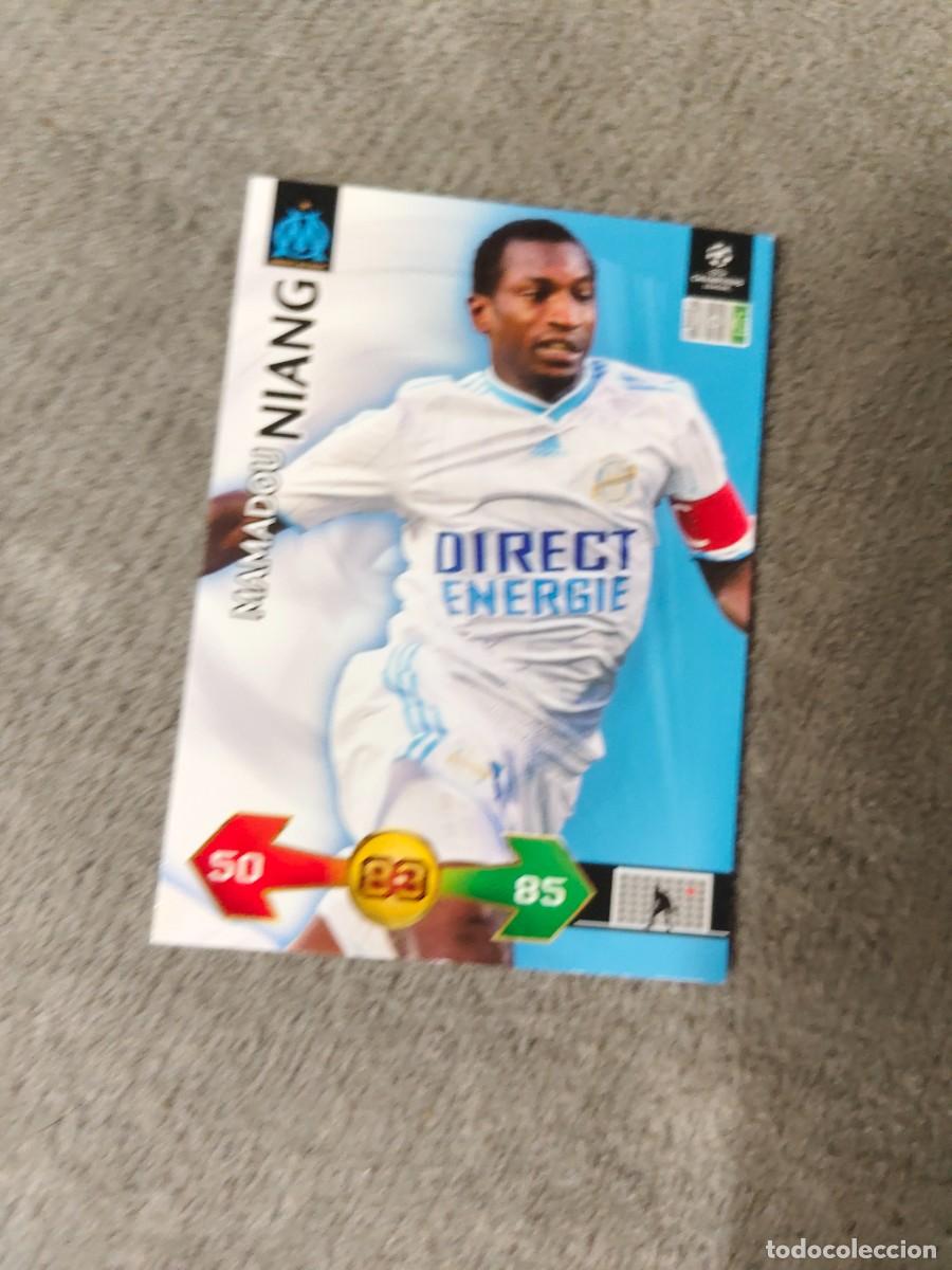 Cromos de f&uacute;tbol: SUPER STRIKES 2009 10 NIANG OLYMPIQUE MARSELLA ADRENALYN PANINI CHAMPIONS LEAGUE 09 2010 AAO