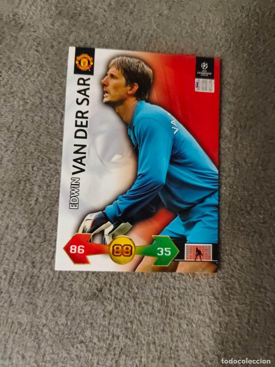 Figurine di Calcio: SUPER STRIKES 2009 10 VAN DER SAR MANCHESTER UNITED ADRENALYN PANINI CHAMPIONS LEAGUE 09 2010 AAO