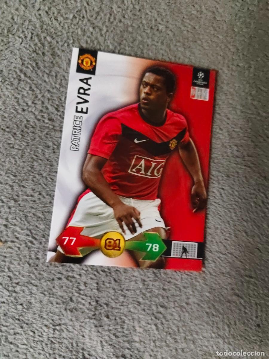 Fu&szlig;ball-Sticker: SUPER STRIKES 2009 10 PATRICE EVRA MANCHESTER UNITED ADRENALYN PANINI CHAMPIONS LEAGUE 09 2010 AAO