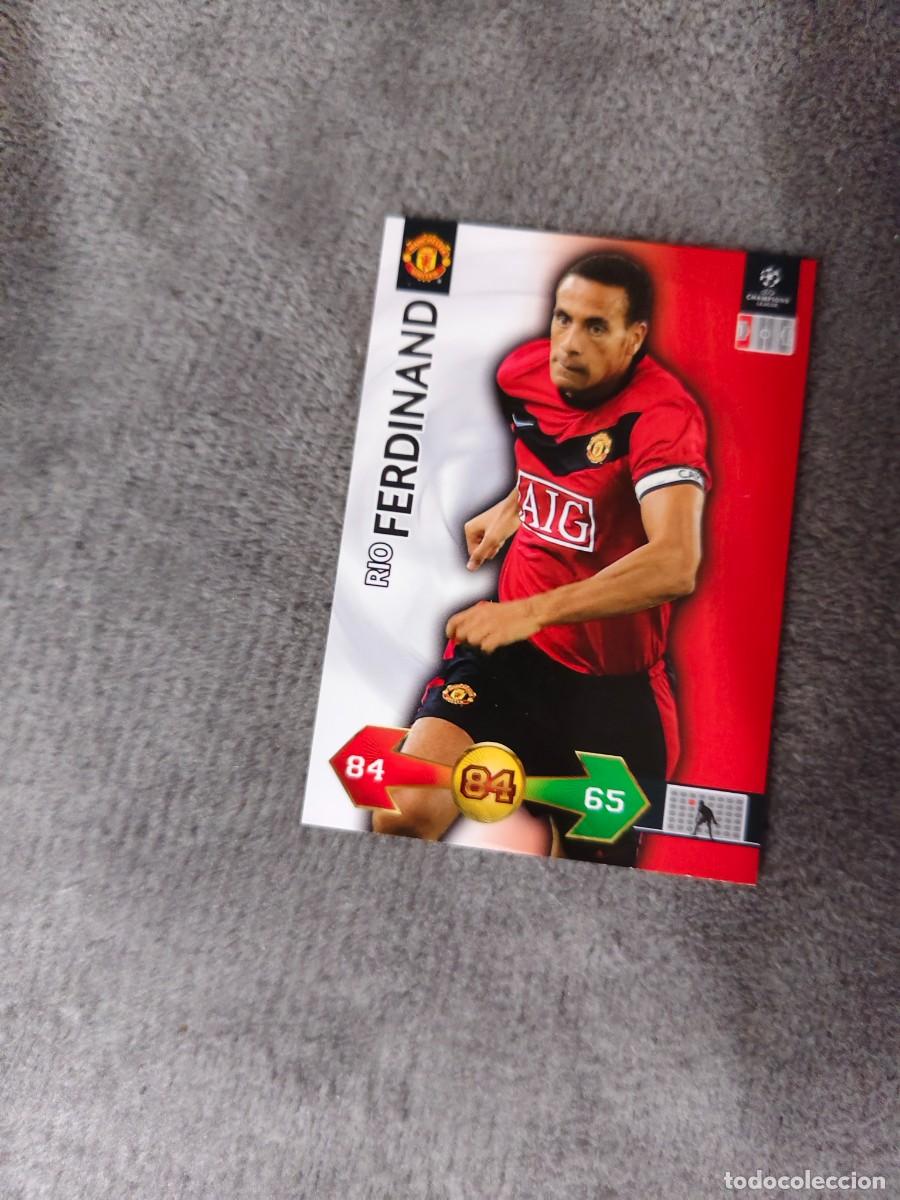 Fu&szlig;ball-Sticker: SUPER STRIKES 2009 10 RIO FERDINAND MANCHESTER UNITED ADRENALYN PANINI CHAMPIONS LEAGUE 09 2010 AAO