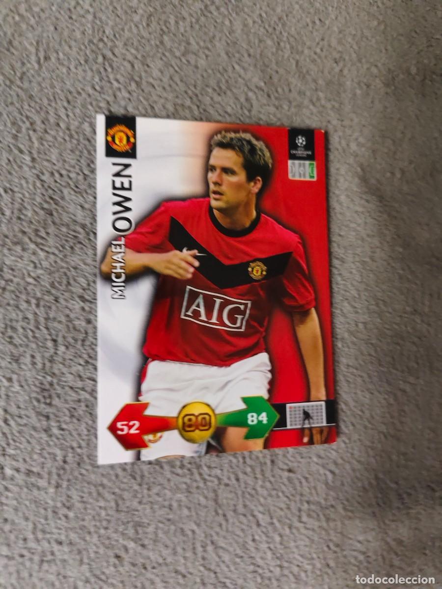 Fu&szlig;ball-Sticker: SUPER STRIKES 2009 10 MICHAEL OWEN MANCHESTER UNITED ADRENALYN PANINI CHAMPIONS LEAGUE 09 2010 AAO
