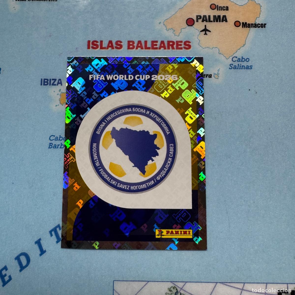 Football Stickers: Bosnia numero 1 cromo panini Mundial Fifa World Cup 2026