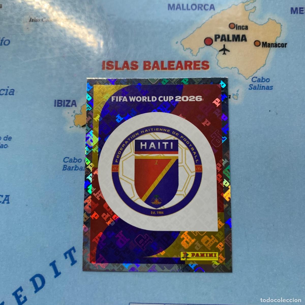 Football Stickers: Haiti n&uacute;mero 1 cromo panini Mundial Fifa World Cup 2026