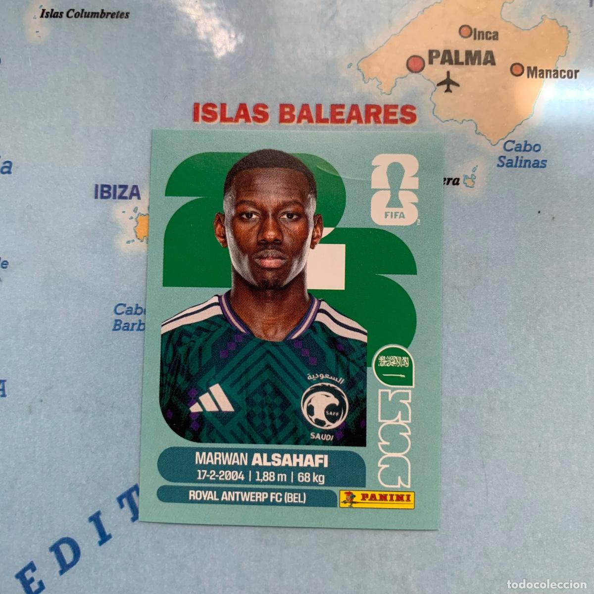 Football Stickers: Arabia Saudi n&uacute;mero 15 cromo panini Mundial Fifa World Cup 2026