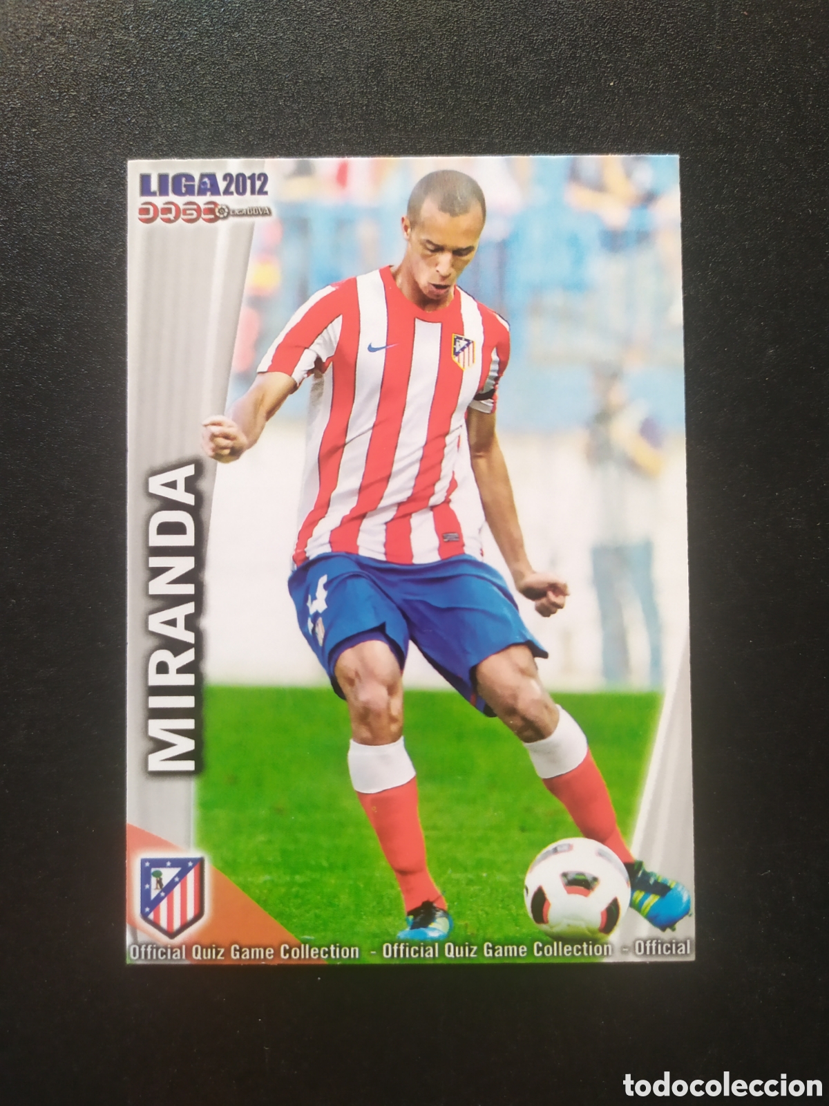 Football Stickers: Mundicromo fichas Liga 2011 2012 11 12 Miranda n&deg; 176 Atl&eacute;tico Madrid