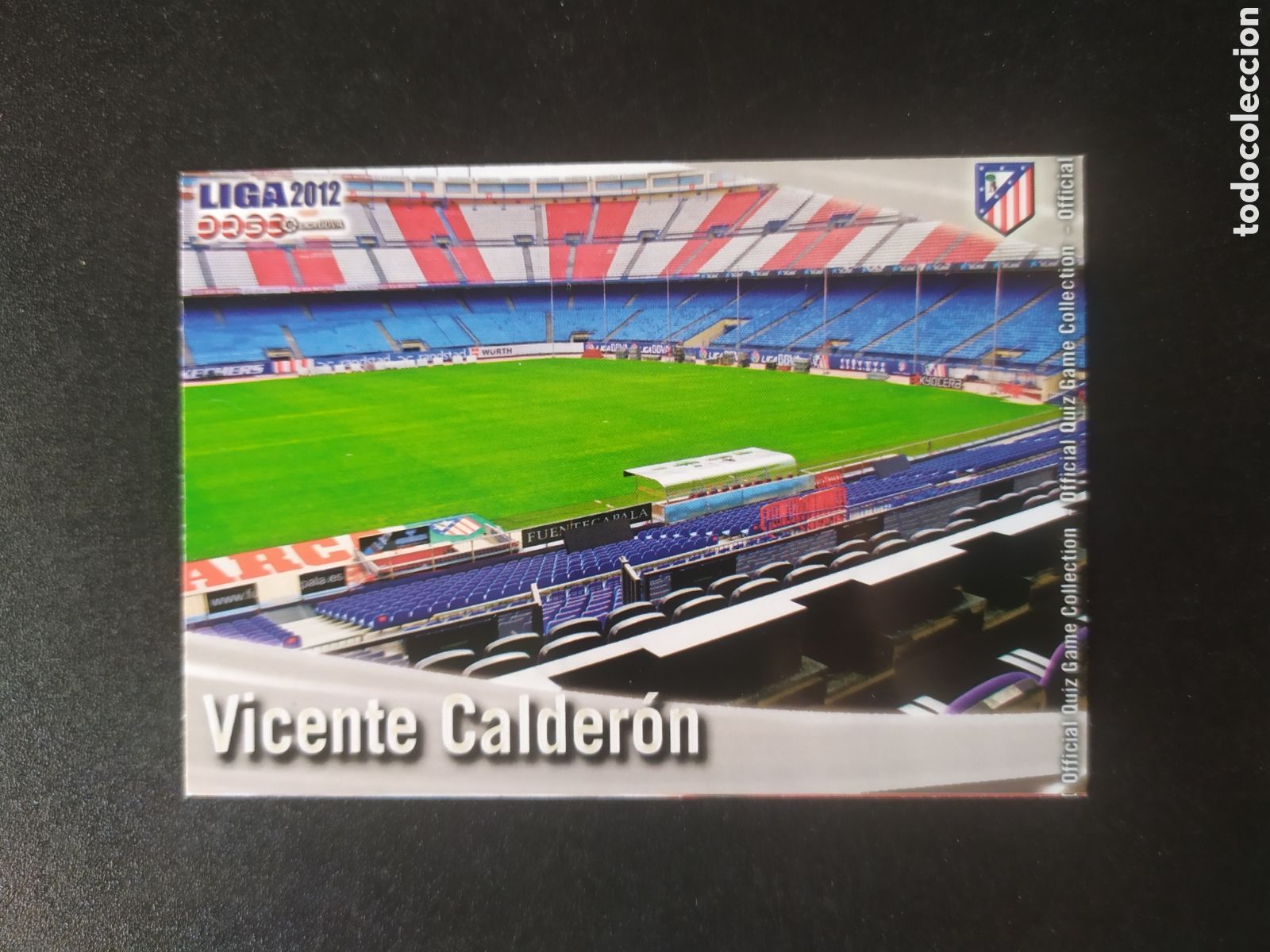 Cromos de f&uacute;tbol: Mundicromo fichas Liga 2011 2012 11 12 Vicente Calder&oacute;n mate n&deg; 164 Atl&eacute;tico Madrid
