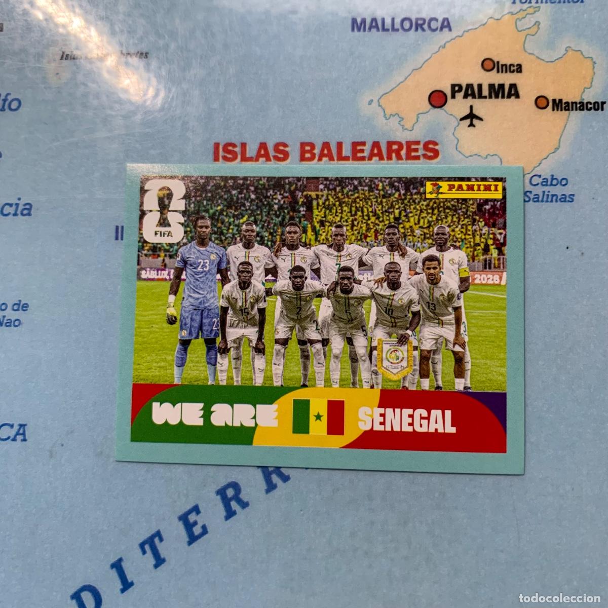Cromos de f&uacute;tbol: Senegal n&uacute;mero 13 cromo panini Mundial Fifa World Cup 2026