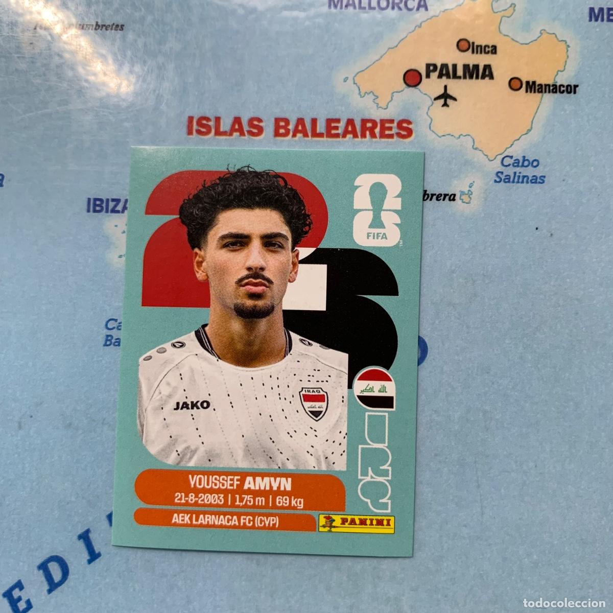 Cromos de f&uacute;tbol: Irak n&uacute;mero 14 cromo panini Mundial Fifa World Cup 2026