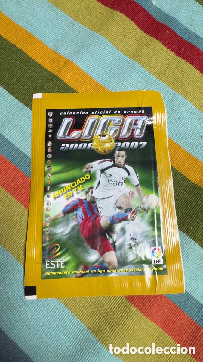 Cromos de f&uacute;tbol: Sobre cromos liga 2006/2007