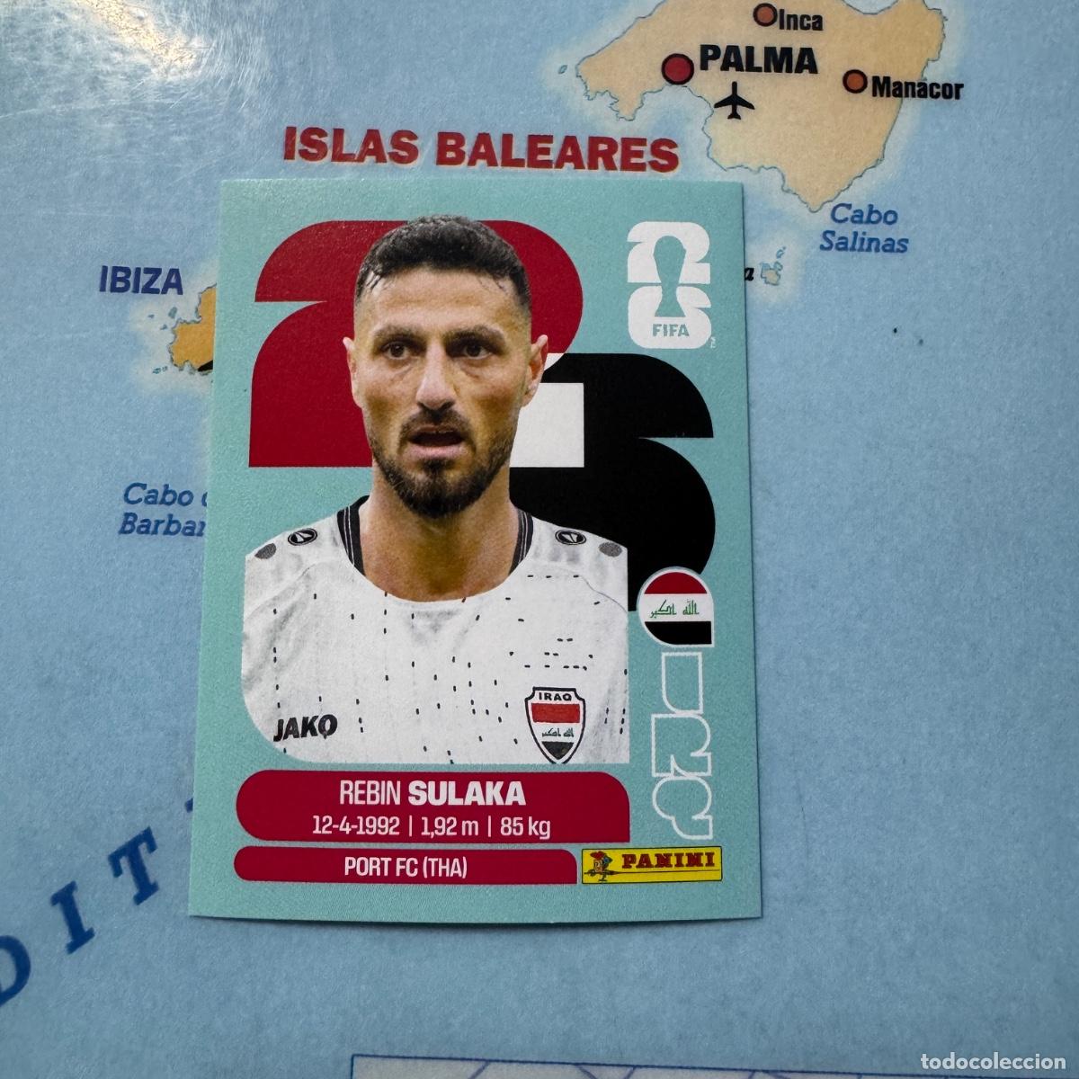 Cromos de f&uacute;tbol: Irak n&uacute;mero 3 cromo panini Mundial Fifa World Cup 2026