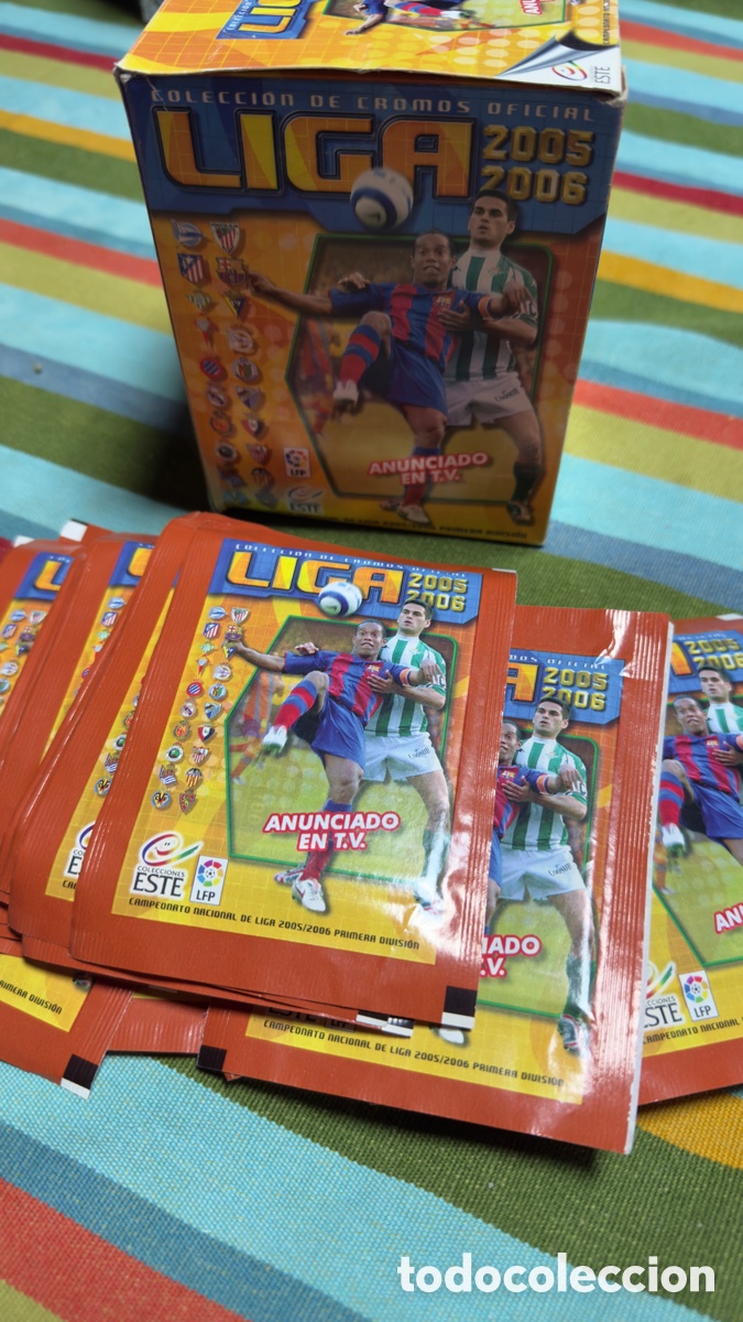 Cromos de Futebol: 10 Sobres de cromos liga 2005/2006