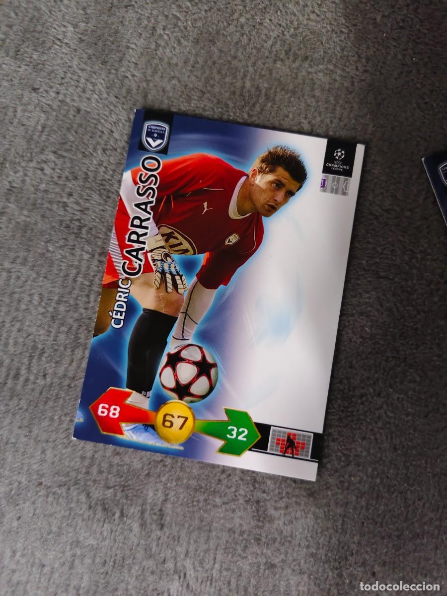 Cromos de f&uacute;tbol: SUPER STRIKES 2009 10 C&Eacute;DRIC CARRASSO GIRONDINS ADRENALYN PANINI CHAMPIONS LEAGUE 09 2010 AAO