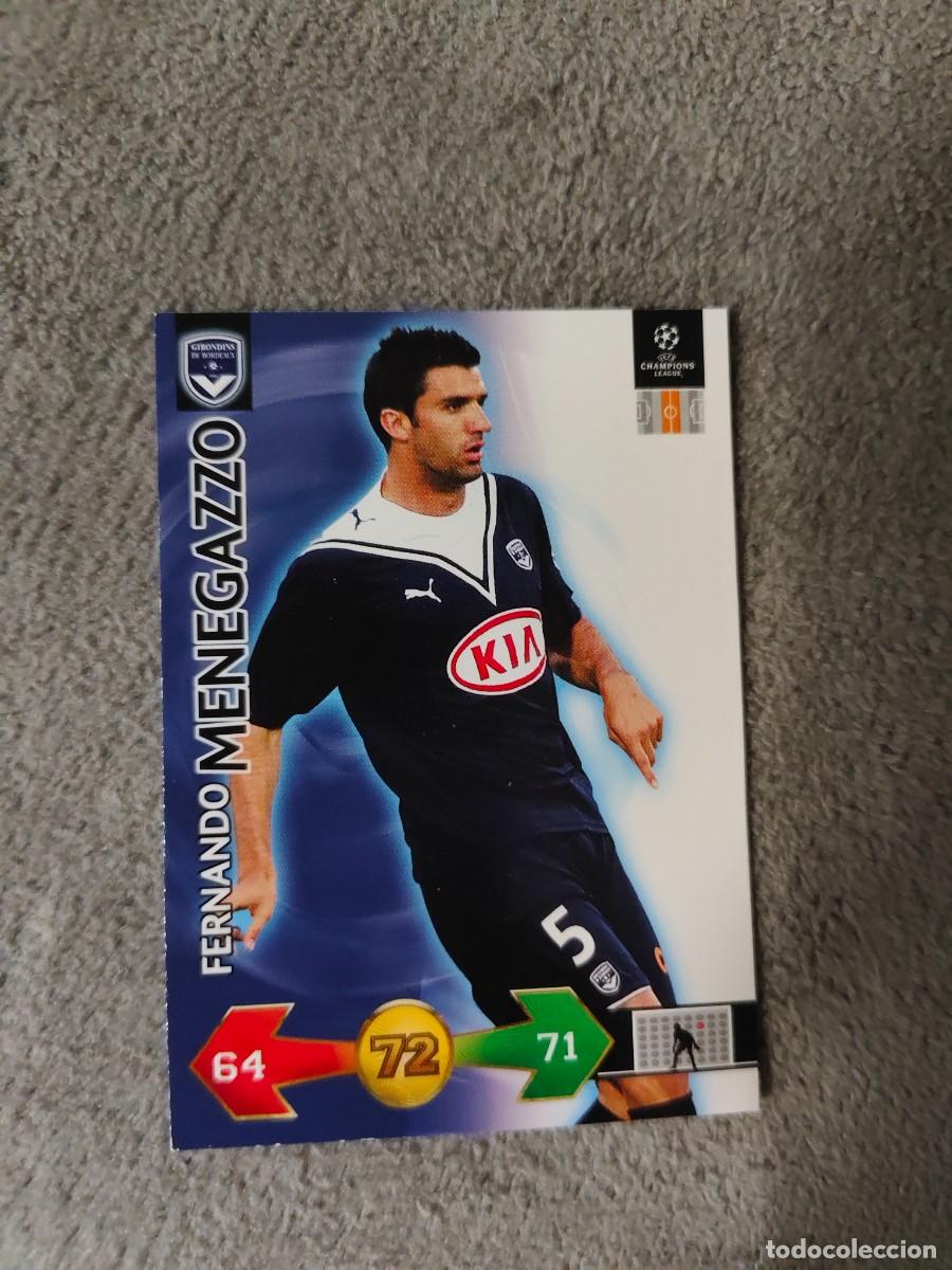 Cromos de f&uacute;tbol: SUPER STRIKES 2009 10 FERNANDO MENEGAZZO GIRONDINS ADRENALYN PANINI CHAMPIONS LEAGUE 09 2010 AAO