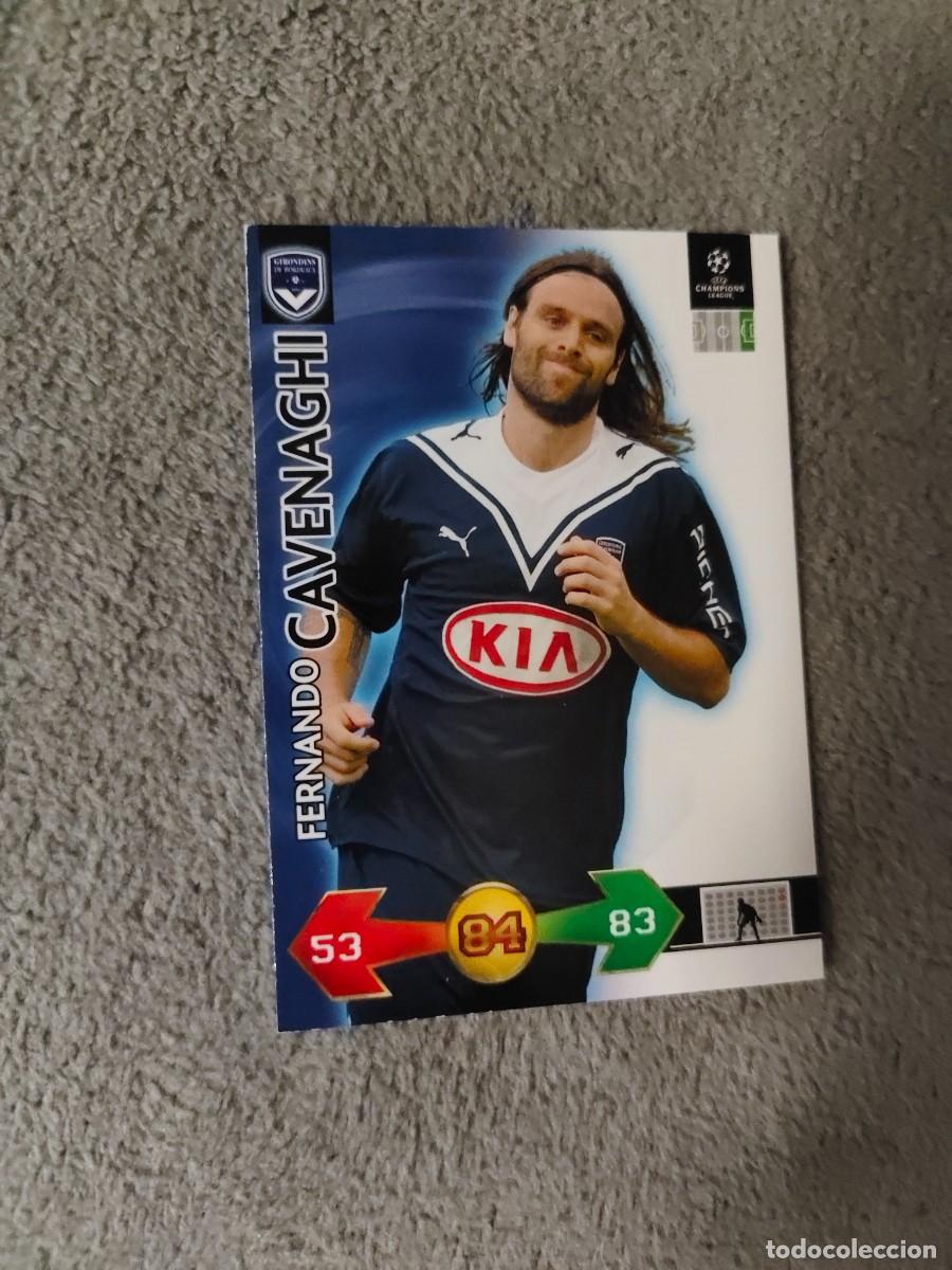 Cromos de f&uacute;tbol: SUPER STRIKES 2009 10 FERNANDO CAVENAGHI GIRONDINS ADRENALYN PANINI CHAMPIONS LEAGUE 09 2010 AAO