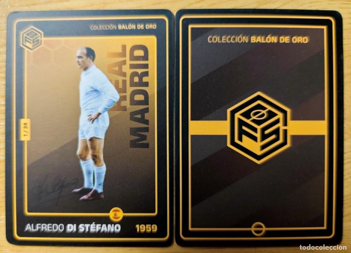 Cromos de f&uacute;tbol: CARD FOOTBALL ALFREDO DI STEFANO COLECCION BALON DE ORO 1959 REAL MADRID