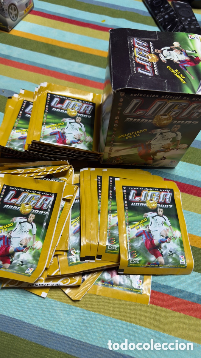 Cromos de f&uacute;tbol: 10 sobres cromos liga 2006/2007 sin abrir
