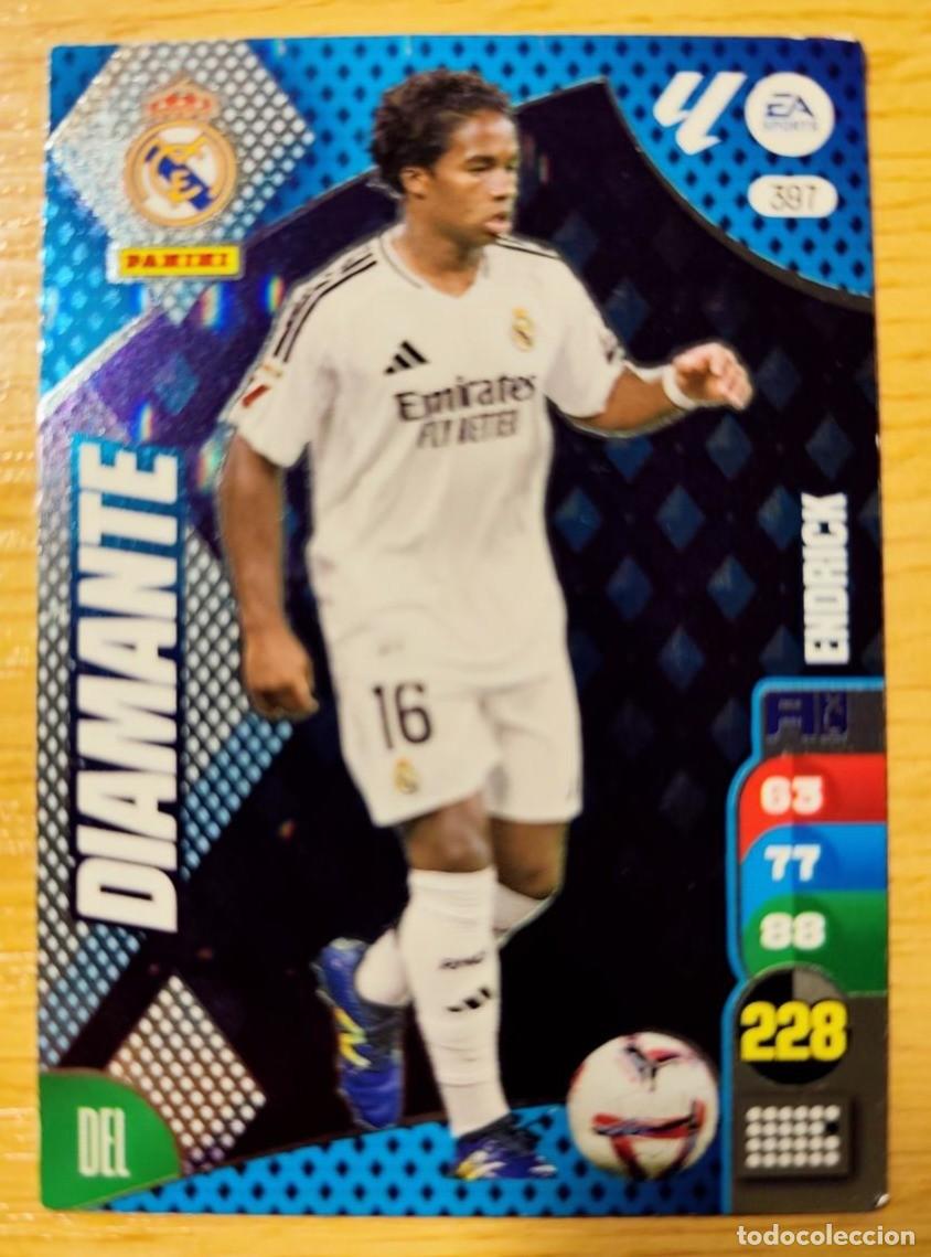 Cromos de f&uacute;tbol: CARD FOOTBALL 397 ENDRICK DIAMANTE REAL MADRID 2024 2025 ADRENALYN XL 24 25 PANINI ROOKIE