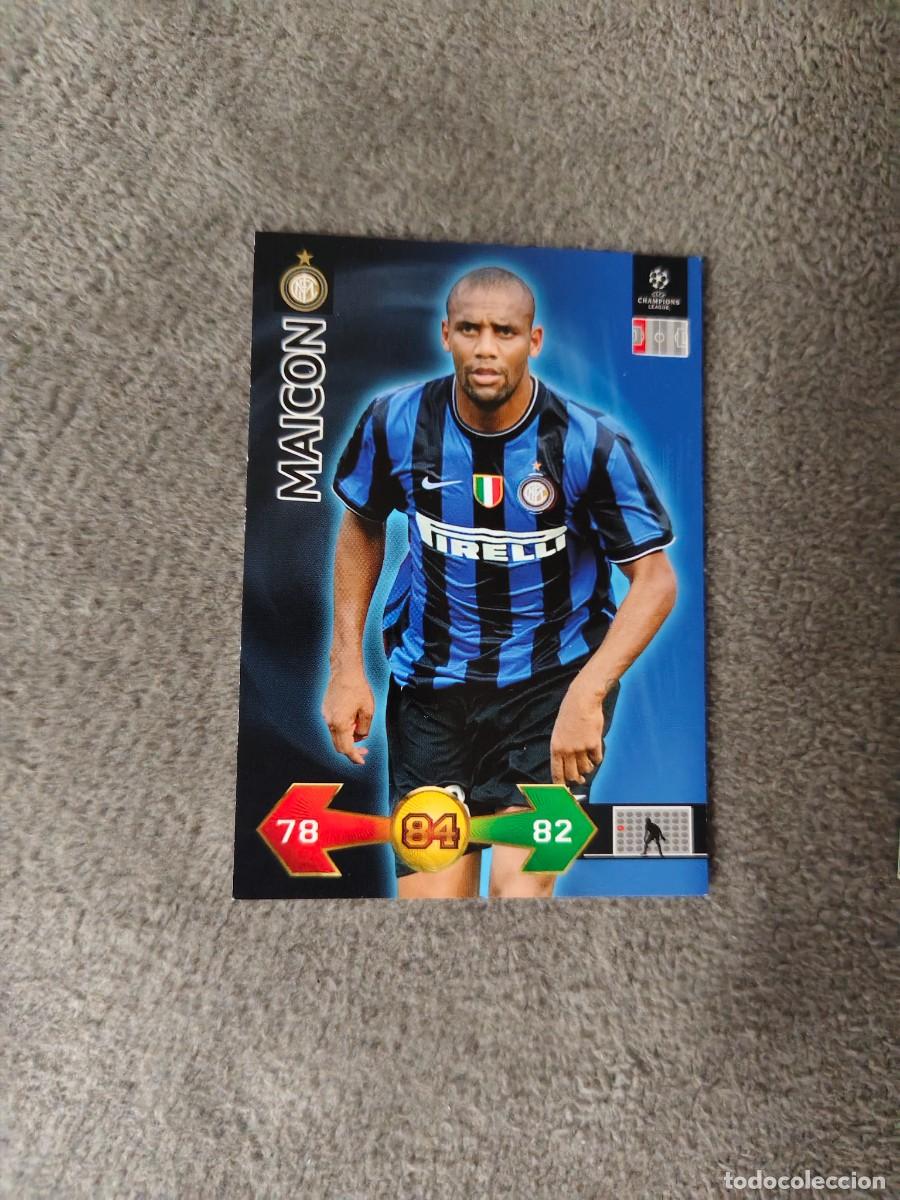 Cromos de f&uacute;tbol: SUPER STRIKES 2009 10 MAICON INTER MILAN ADRENALYN PANINI CHAMPIONS LEAGUE 09 2010 AAO
