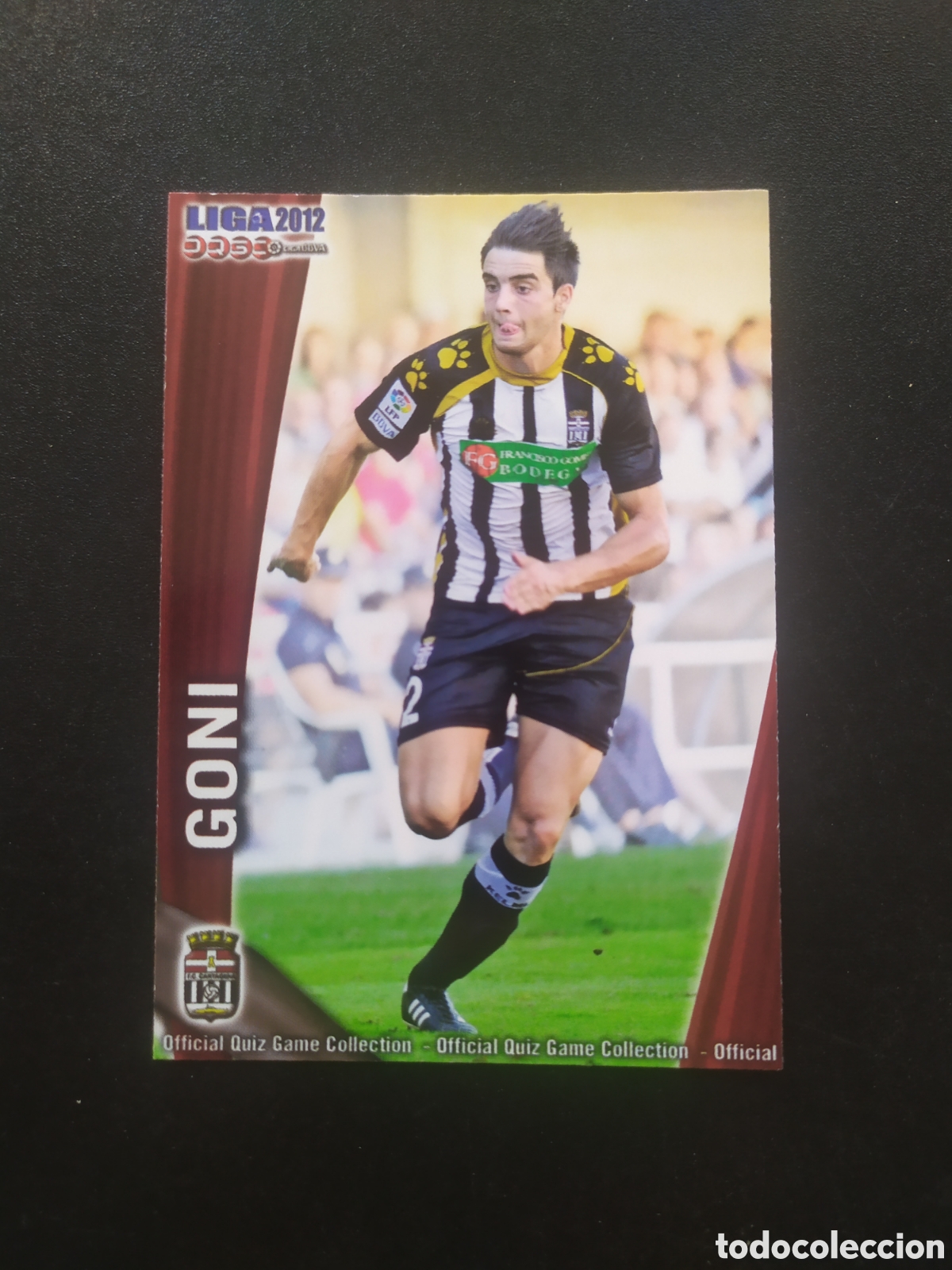 Cromos de f&uacute;tbol: Mundicromo fichas Liga 2011 2012 11 12 Goni n&deg; 968 Cartagena