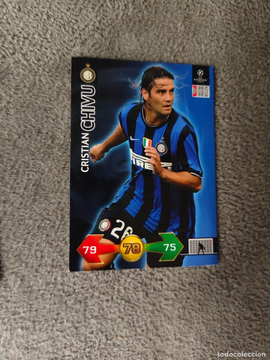 Cromos de f&uacute;tbol: SUPER STRIKES 2009 10 CRISTIAN CHIVU INTER MILAN ADRENALYN PANINI CHAMPIONS LEAGUE 09 2010 AAO