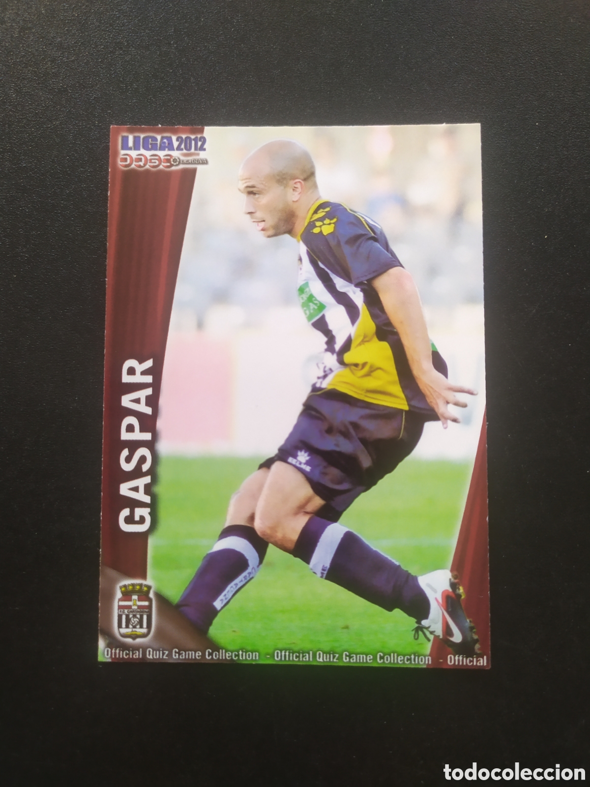 Cromos de f&uacute;tbol: Mundicromo fichas Liga 2011 2012 11 12 Gaspar error n&deg; 969 Cartagena