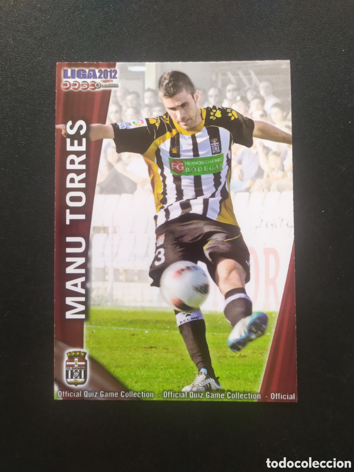 Cromos de f&uacute;tbol: Mundicromo fichas Liga 2011 2012 11 12 Manu Torres n&deg; 970 Cartagena