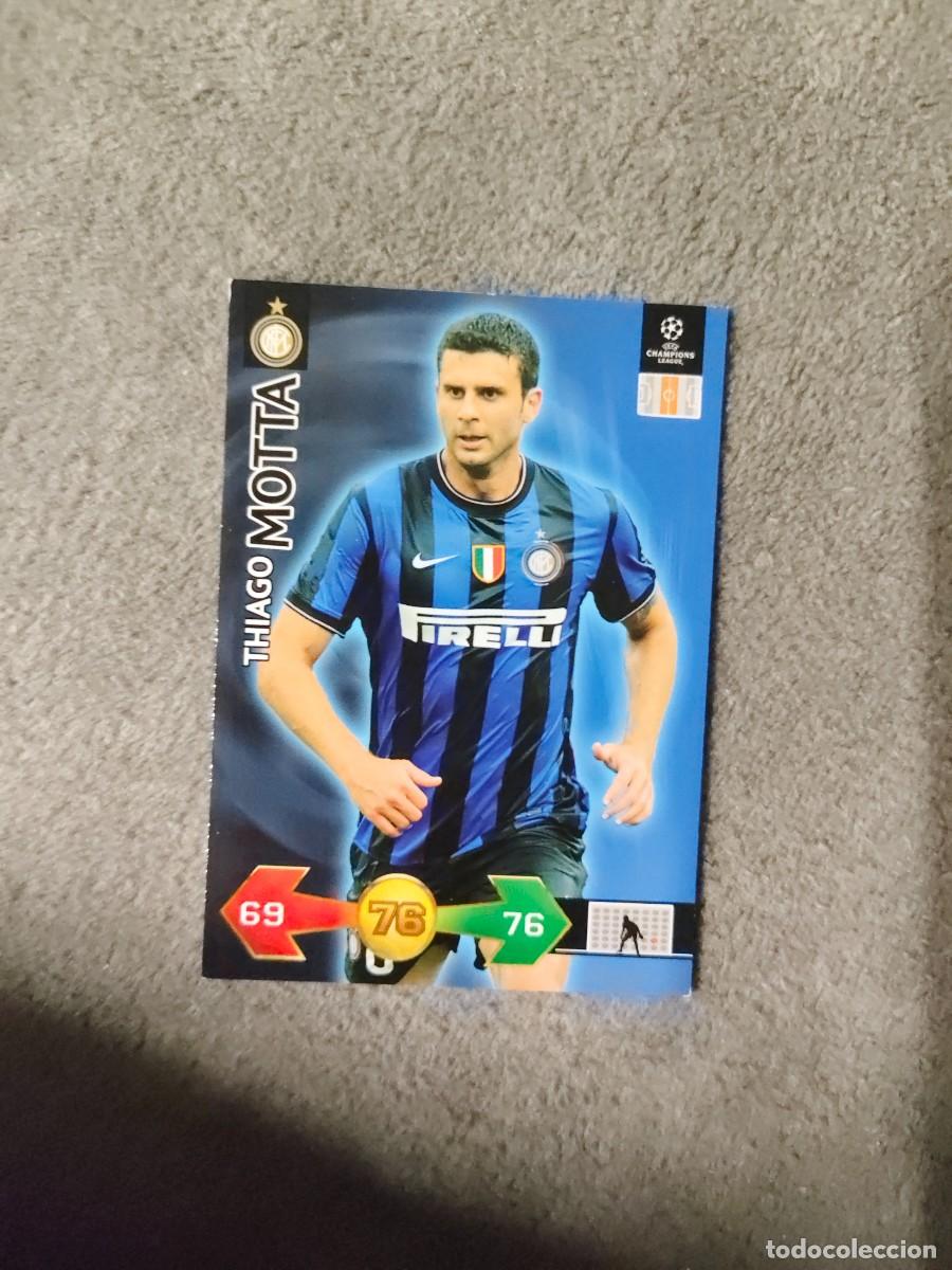 Cromos de f&uacute;tbol: SUPER STRIKES 2009 10 THIAGO MOTTA INTER MILAN ADRENALYN PANINI CHAMPIONS LEAGUE 09 2010 AAO