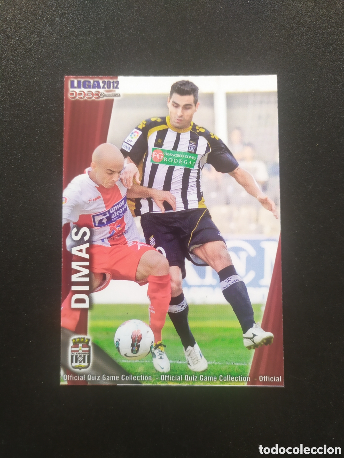 Cromos de f&uacute;tbol: Mundicromo fichas Liga 2011 2012 11 12 Dimas n&deg; 973 Cartagena