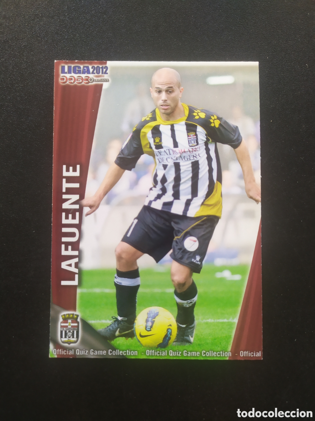 Cromos de f&uacute;tbol: Mundicromo fichas Liga 2011 2012 11 12 Lafuente n&deg; 974 Cartagena