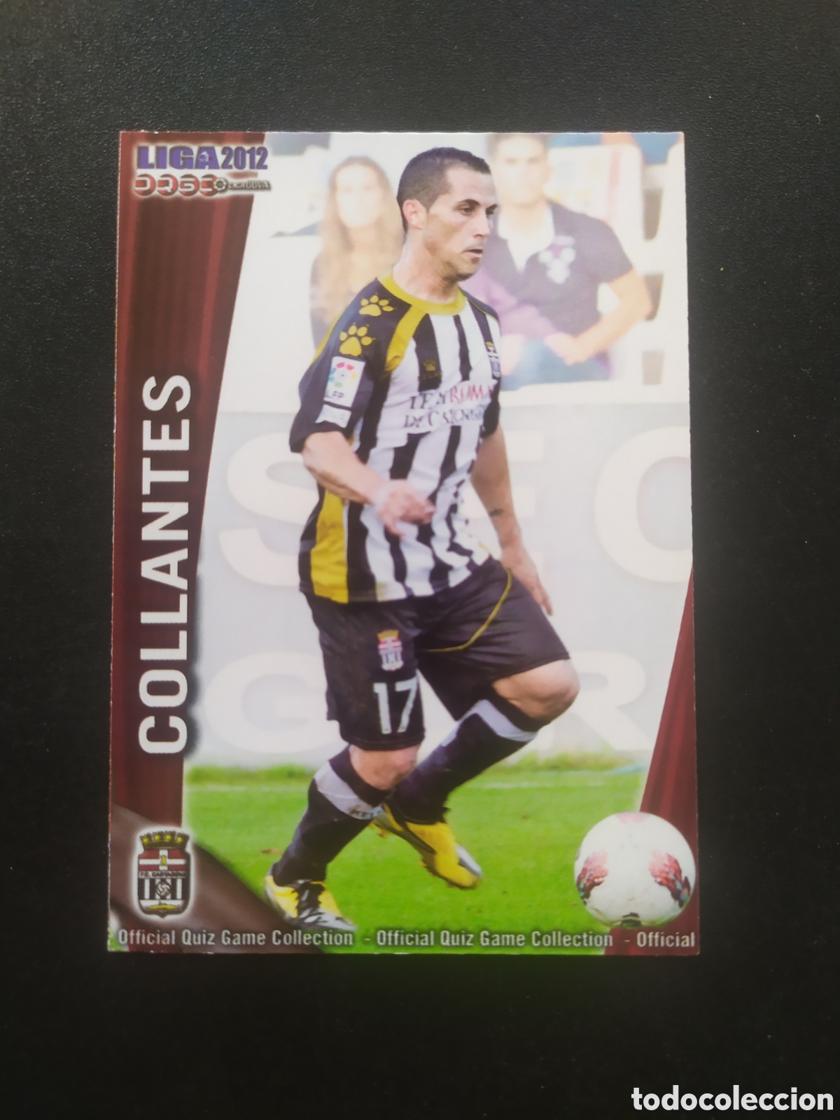 Cromos de f&uacute;tbol: Mundicromo fichas Liga 2011 2012 11 12 Collantes n&deg; 975 Cartagena
