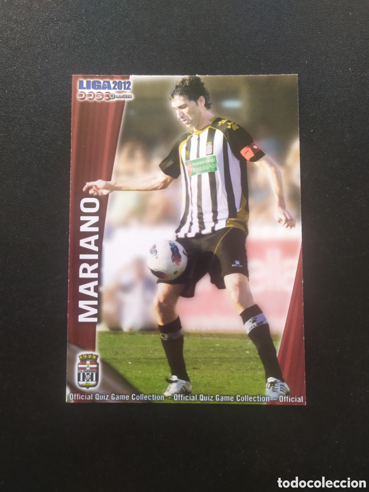 Cromos de f&uacute;tbol: Mundicromo fichas Liga 2011 2012 11 12 Mariano n&deg; 977 Cartagena