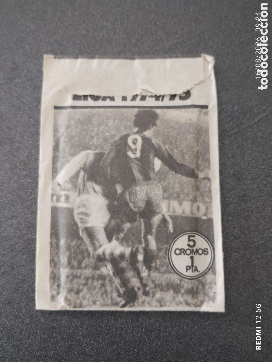Cromos de Futebol: Sobre sin abrir Editorial Este 74 75 1974 1975