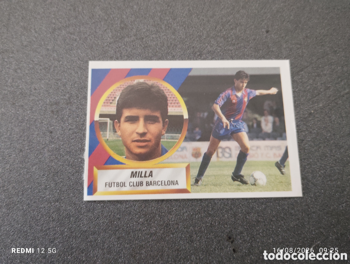 Fu&szlig;ball-Sticker: Este 88 89,Milla F.C.Barcelona,leer descripci&oacute;n.