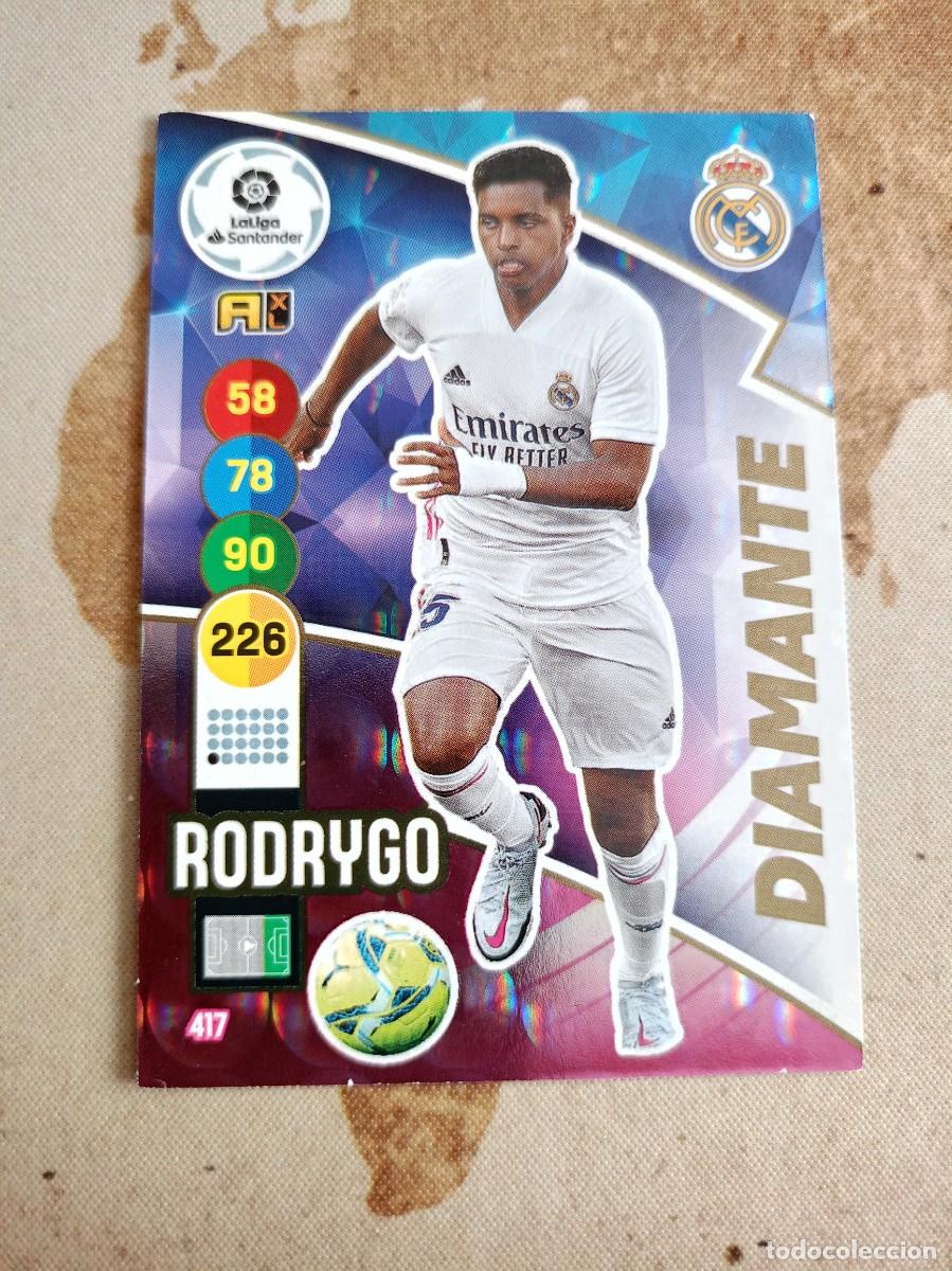 Cromos de f&uacute;tbol: Diamante 417 RODRYGO Adrenalyn 2020-21