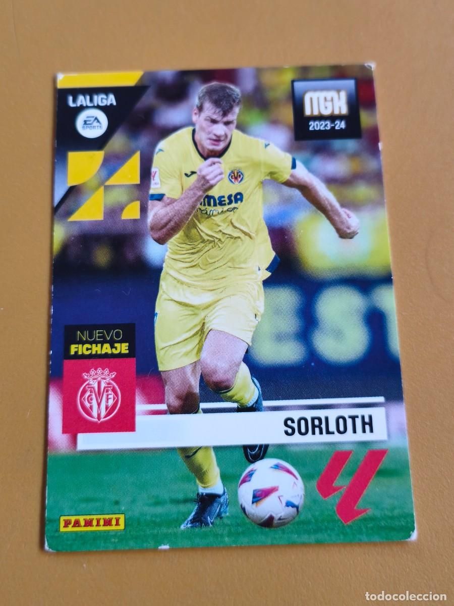 Cromos de f&uacute;tbol: sorloth, 2023 24 nuevo fichaje