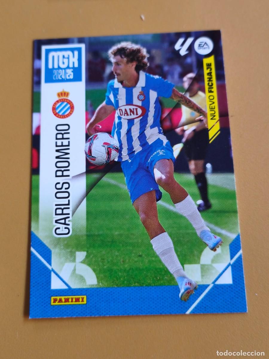 Cromos de f&uacute;tbol: carlos romero, 2024 25 nuevo fichaje