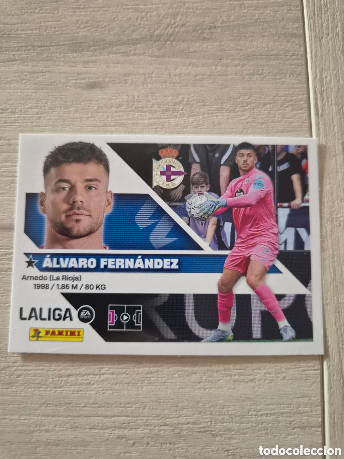Cartes &agrave; collectionner de Football: N&deg;3 Deportivo La Coru&ntilde;a Alvaro Fern&aacute;ndez Liga Este 26/27