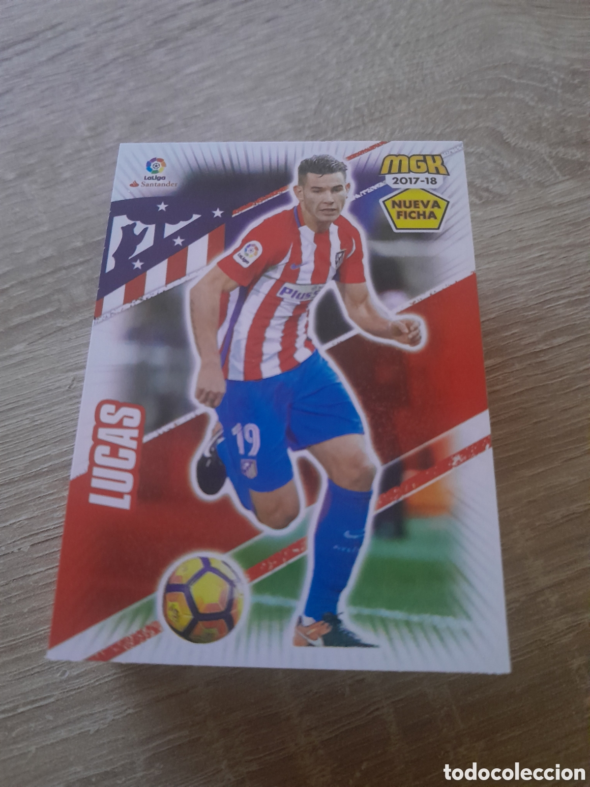 Cromos de f&uacute;tbol: n&ordm; 63 bis lucas megacracks 2017 2018 cromo liga mgk 2017-18