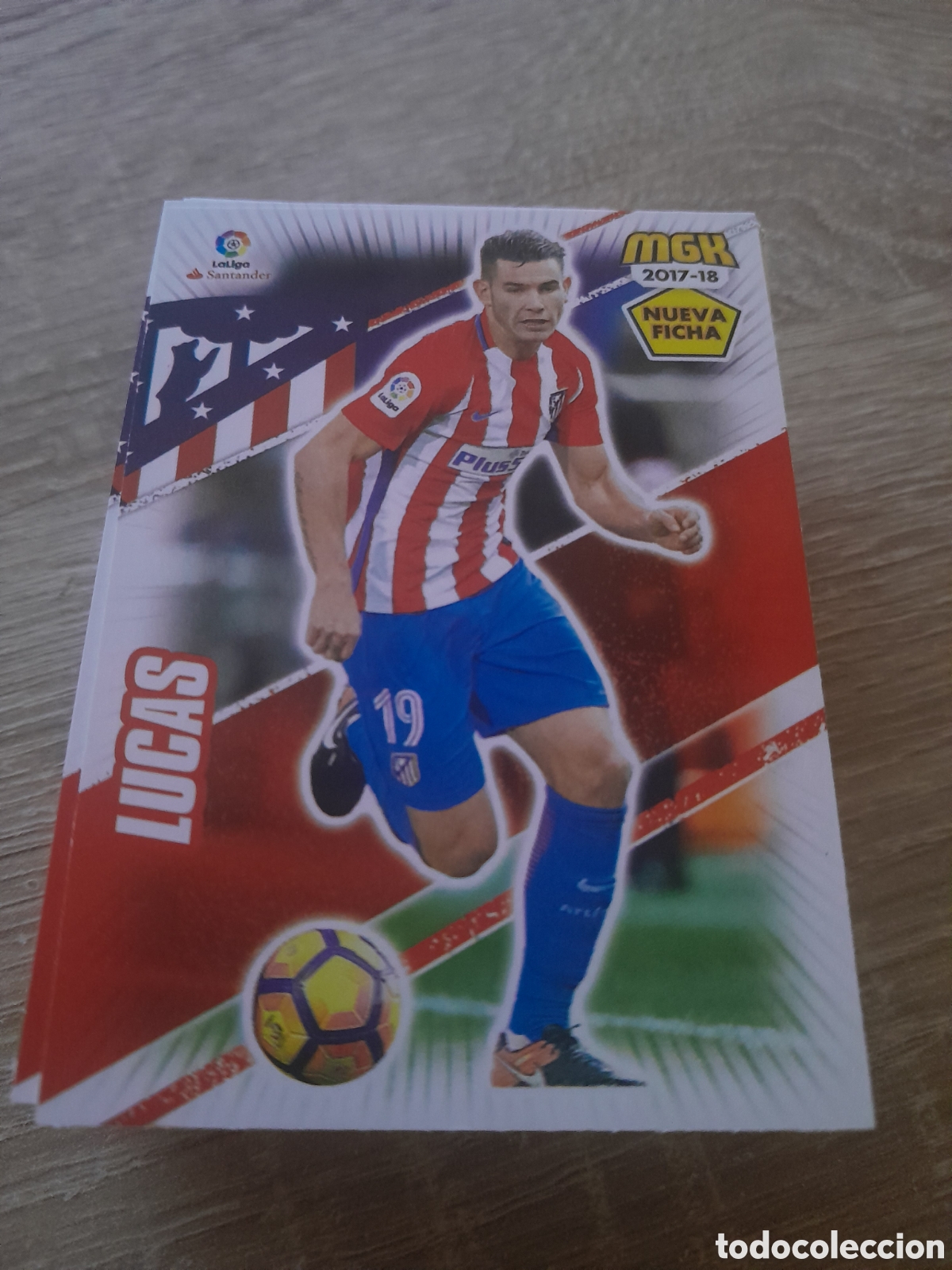 Cromos de f&uacute;tbol: n&ordm; 63 bis lucas megacracks 2017 2018 cromo liga mgk 2017-18